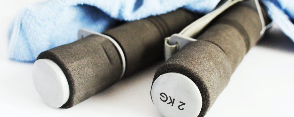 Ten Private Membership - The Latest Tech You Need To Stay In Shape At Home a pair of hand weights